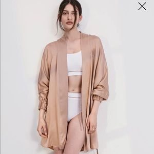 Lunya Robe in Otium Tan size S/XS